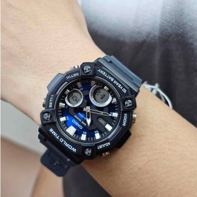 ساعت مچی آنالوگ دیجیتال کاسیو AEQ‑120W‑2A