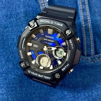 ساعت مچی آنالوگ دیجیتال کاسیو AEQ‑120W‑2A