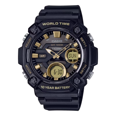 ساعت مچی آنالوگ دیجیتال کاسیو AEQ-120W-9A