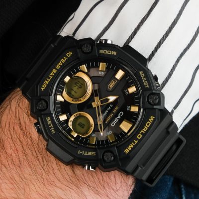 ساعت مچی آنالوگ دیجیتال کاسیو AEQ‑120W‑9A