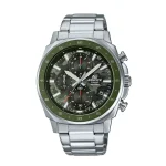 ساعت کاسیو ادیفایس مردانه مدل EFV-600D-3C بند استیل کرنوگراف سبز