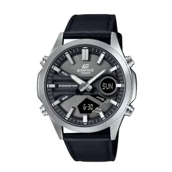 ساعت مچی کاسیو ادیفایس مدل EFV-C120L-8A با بند چرم