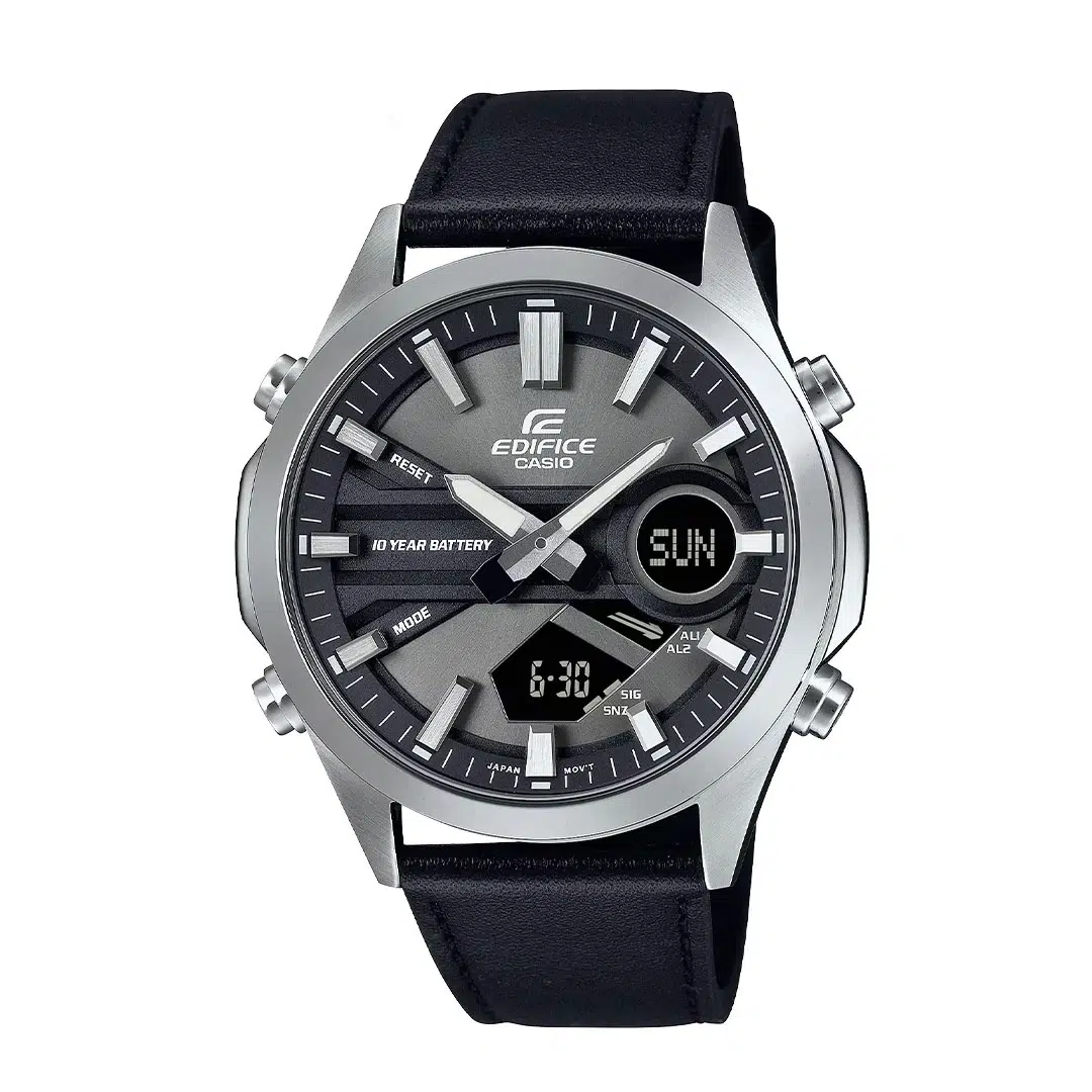 EFV-C120L-8A ساعت مچی کاسیو ادیفایس مدل EFV-C120L-8A با بند چرم