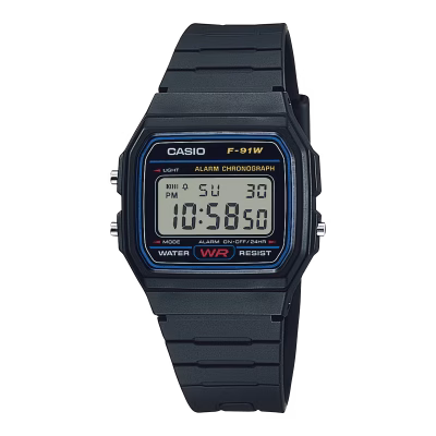 ساعت مچی دیجیتال کاسیو F-91W-1DG مشکی