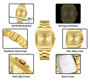 ساعت ست NAVIFORCE NF9239 بند استیل