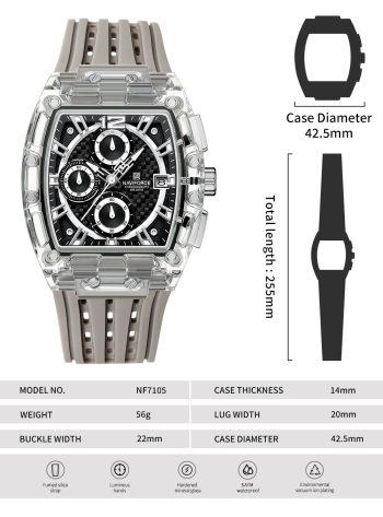 ساعت مردانه نیوی فورس مدل NF7105 - تصویر 10