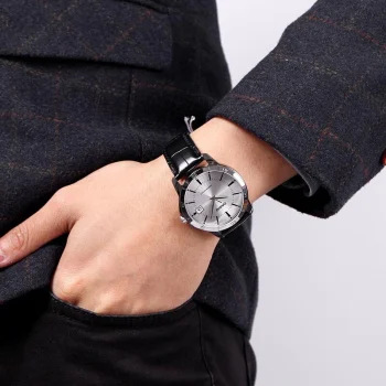 ساعت مچی مردانه کاسیو MTP V004L 7A بند چرمی - تصویر 2