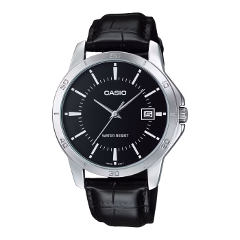 ساعت مچی مردانه کاسیو MTP V004L 1A با بند چرمی و نمایش تاریخ