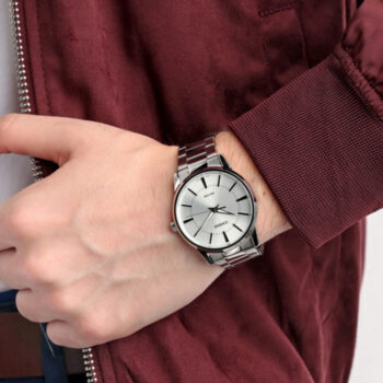 ساعت مچی مردانه کاسیو مدل Casio MTP-1303D-7AV بند استیل صفحه سفید - تصویر 2